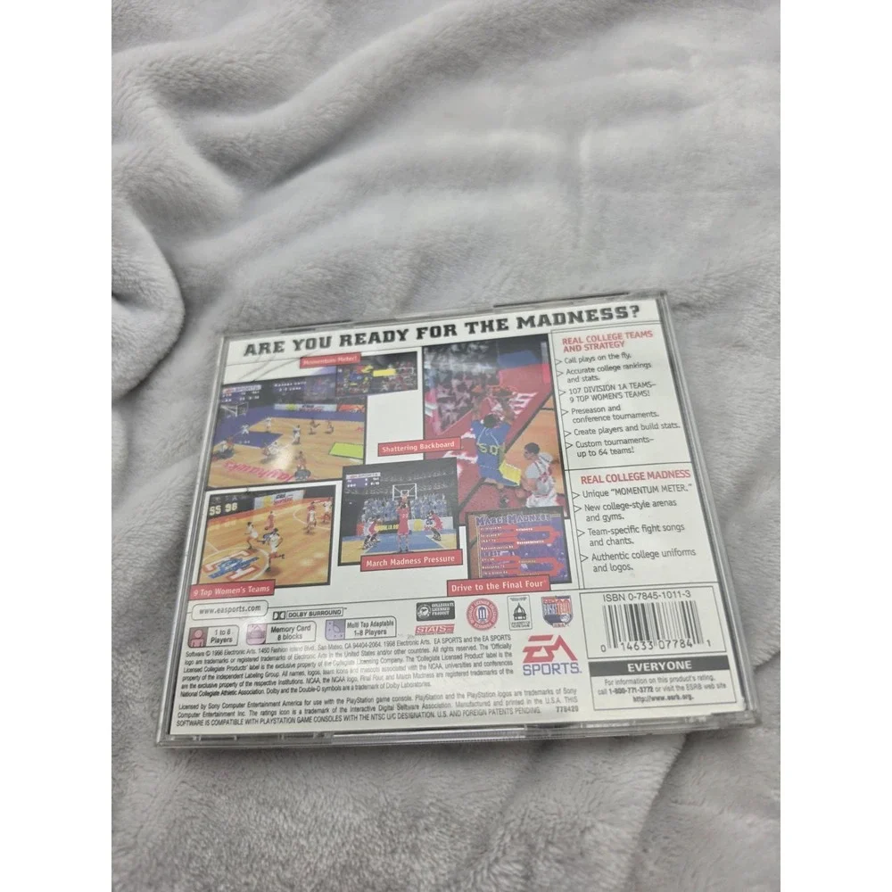 March Madness 98 Sony PlayStation PS1 Complete Tested With Manual CIB
